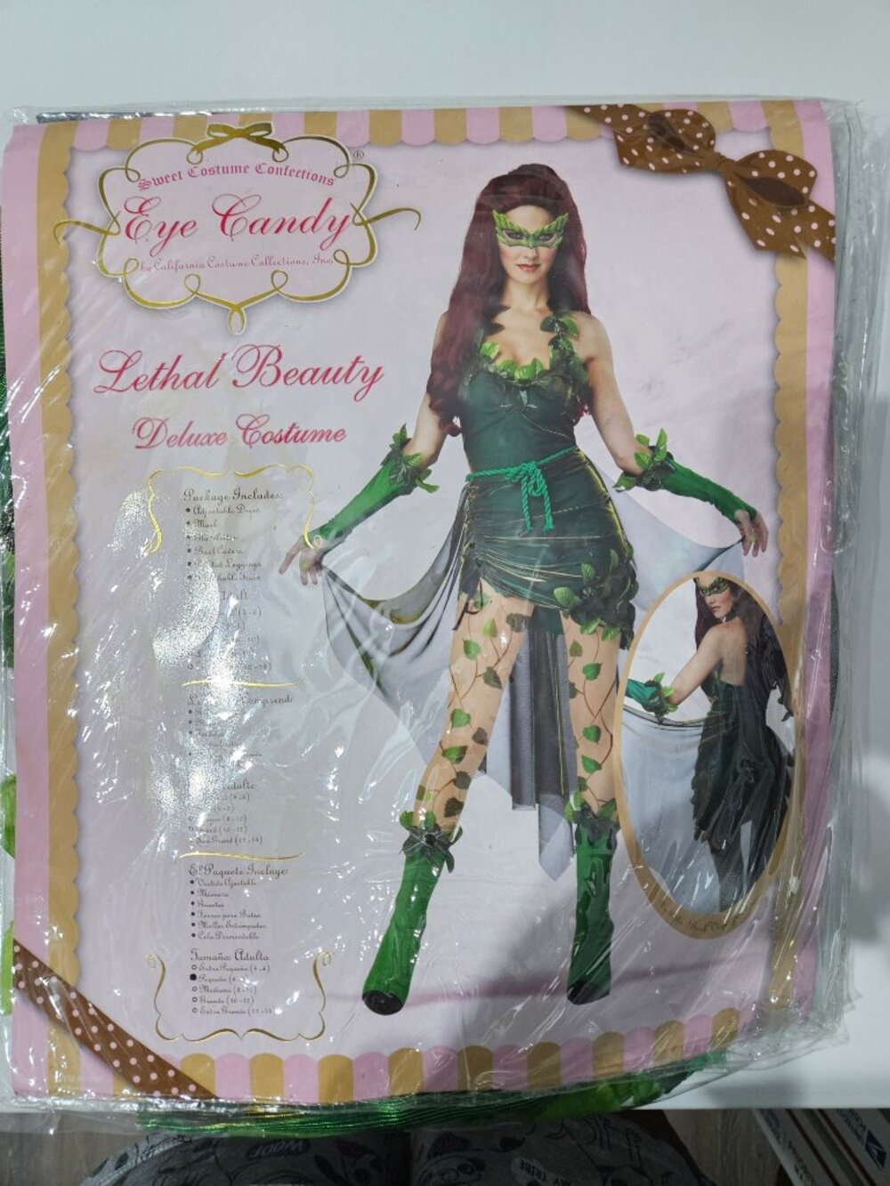 Poison Ivy- Halloween Costume New in Package size Small